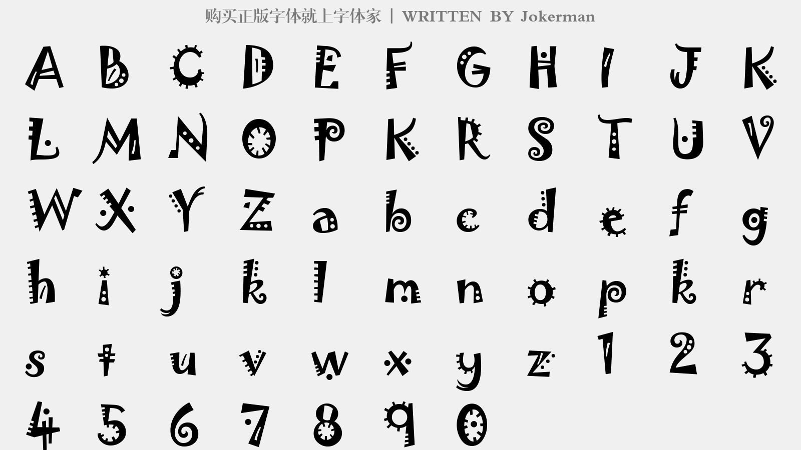 Jokerman_网页设计时建议不要使用的5种字体