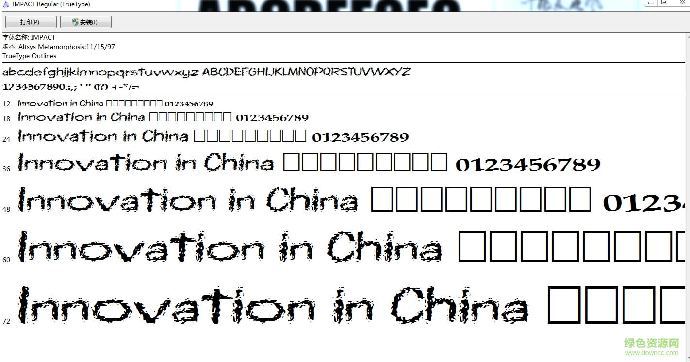 Impact_网页设计时建议不要使用的5种字体