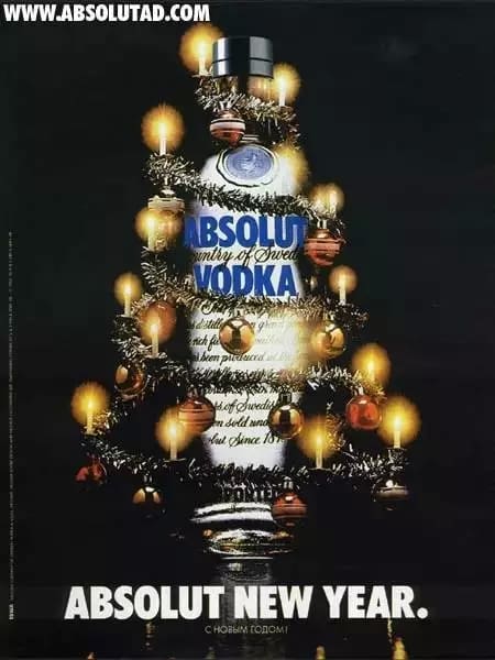 绝对伏特加的一些创意广告文案，一段关于酒瓶子的传奇