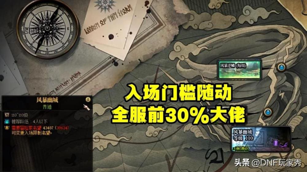 【一】风暴幽城_DNF风暴幽城搬砖实测大爆料!6图速通,保底金币直冲230万,财富触手可及!