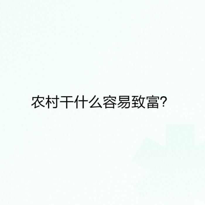 农村致富新路径揭秘！轻松上手，轻松致富，让你在家门口也能拥抱财富梦想！